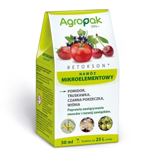 betokson – nawóz wspomagający zawiązywanie owoców – 50 ml agropak